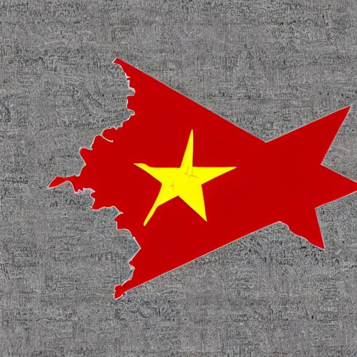 Prompt: flag of the Soviet Socialist Republic of New Hampshire