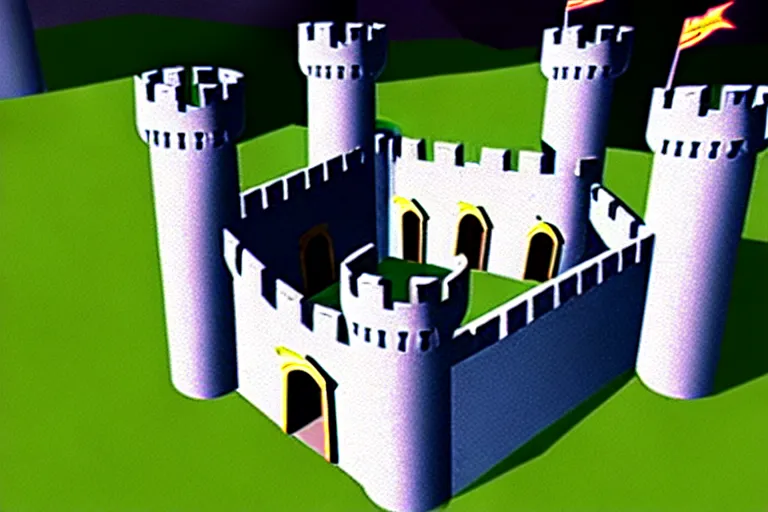 Image similar to a completed castle