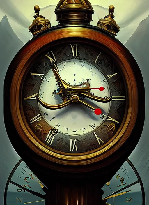 Image similar to a fantastic clock, elegant, sharp focus, illustration, highly detailed, digital painting, concept art, matte, art by wlop and artgerm and ivan shishkin and andrey shishkin, masterpiece