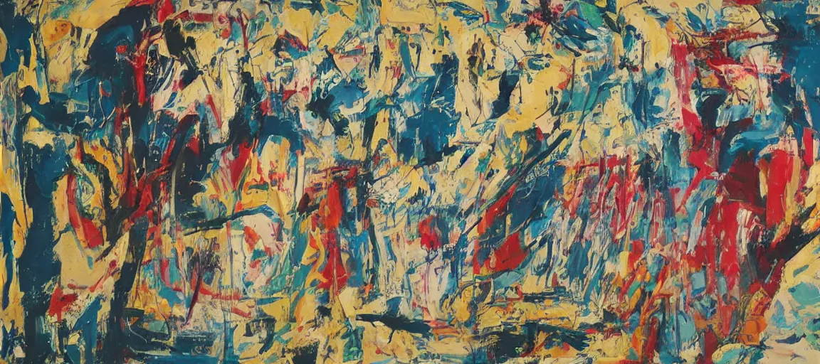 Image similar to a mountain range landscape by jean - michel basquiat, texture. pollock, warhol, basquiat