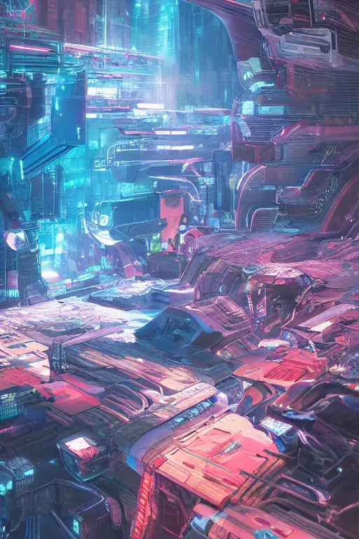 Prompt: an incredible digital art painting of brains synapses firing, beeple and jean giraud, abstract conceptual, metaphysical, cinema 4 d, octane render, cyberpunk theme