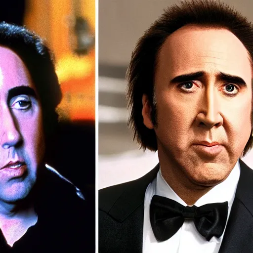 Prompt: nicolas cage on seinfeld