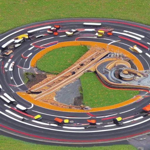 Prompt: magic roundabout