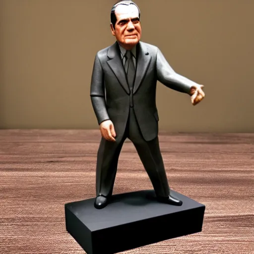 Image similar to richard nixon amiibo