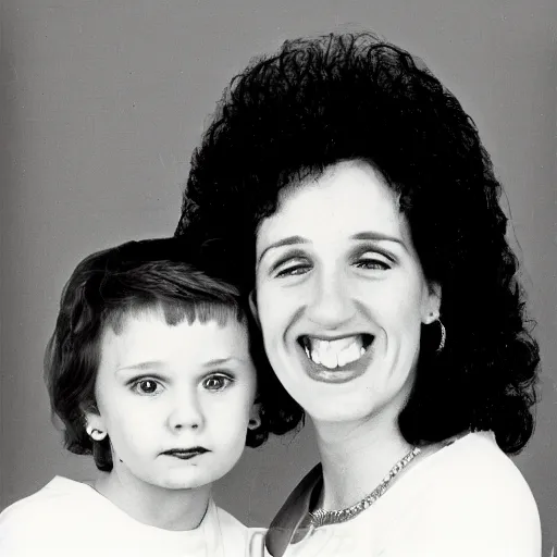 Image similar to 1 9 8 0 s portrait studio with mom