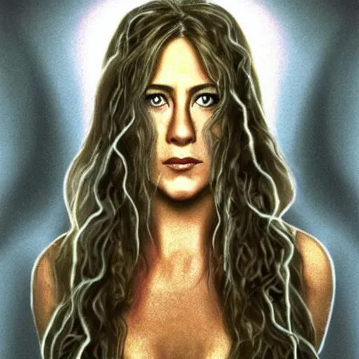 Image similar to medusa that looks like jennifer aniston