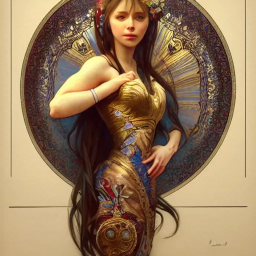 Image similar to beautiful lifelike award winning pencil illustration of kerli koiv trending on art station artgerm greg rutkowski alphonse mucha museum quality cinematic atmospheric