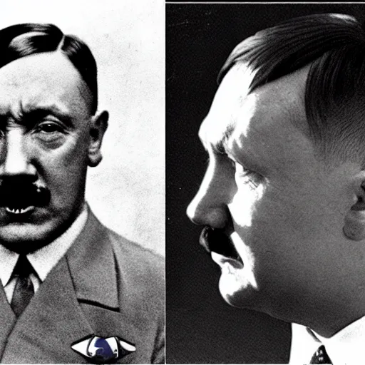 Image similar to adolf hitler is being a afroamerican person