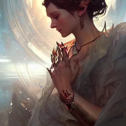 Prompt: a beautiful metal cover art, highly detailed, digital painting, artstation, concept art, sharp focus, illustration, art by alex ross and greg rutkowski and alphonse mucha