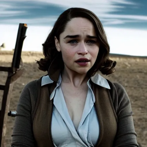 Image similar to Emilia Clarke in the Breaking Bad Universe