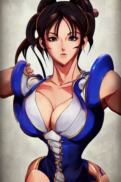 Prompt: beautiful portrait of Chun li training, pretty, semi realistic anime, hyper detailed, 8k, DeviantArt, Instagram, Behance, Artstation, trending on artstation, Pixiv, Pixiv daily ranking, Yee Chong, Sydney Hanson, Mickael Lelièvre, Jaeyeon Nam, derevschikova, Elina Karimova, Artgerm Lau, WLOP, Rossdraws, Hyung Tae Kim