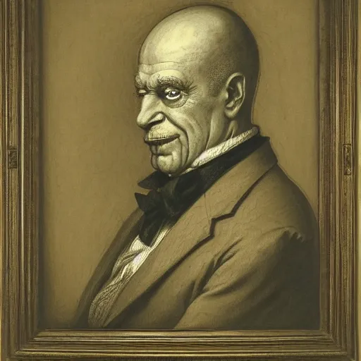 Image similar to Homer Simpson by Gustave Doré