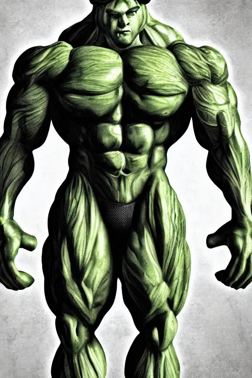 Image similar to ripped broccoli man body builder, highly detailed, digital art, sharp focus, trending on art station