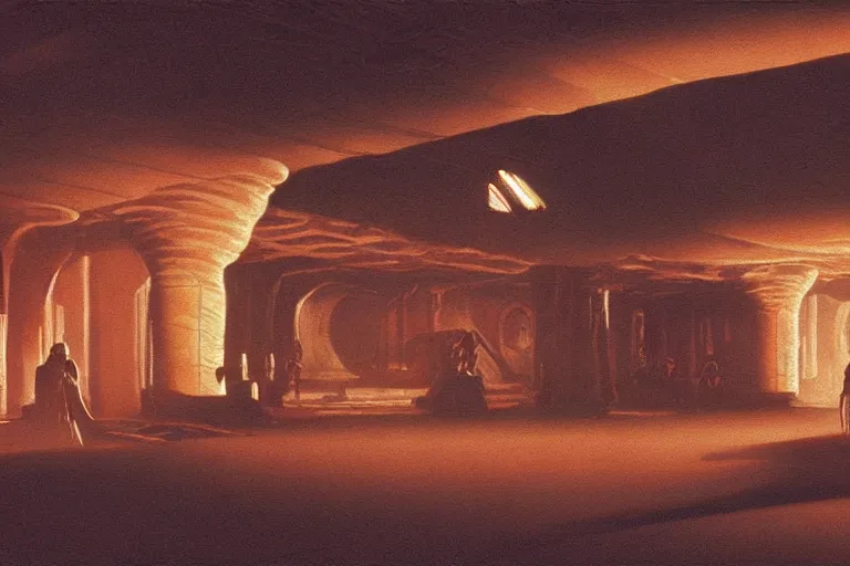 Image similar to the most amazing dream you ever had about star wars cantina, hyper realistic, ambient lighting, concept art, intricate, hyper detailed, smooth, volumetric lighting, george lucas, ralph mcquarrie, octane