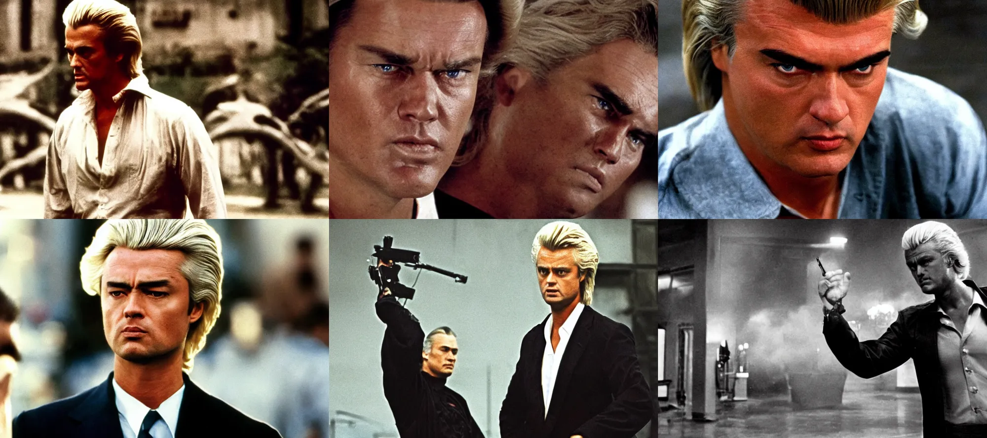 Prompt: dramatic shot of Geert Wilders starring as steven seagal, enter the dragon 1973