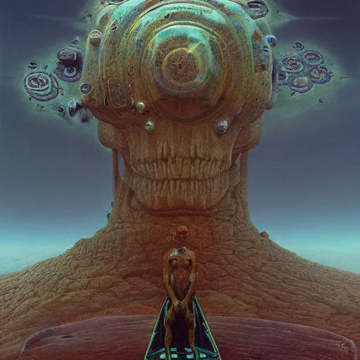 Prompt: fbi agent having psychedelic geometric visions, beksinski, wayne barlowe, very coherent symmetrical artwork, cinematic, hyper realism, high detail, octane render, 8 k