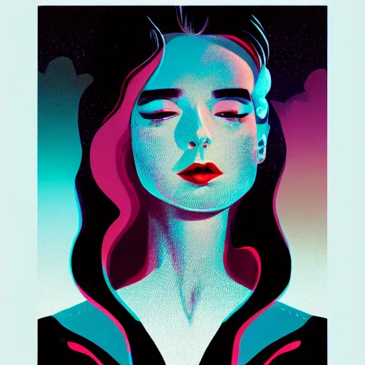 Image similar to a colorful comic noir illustration of a woman singing about a broken heart, beautiful, hyperrealistic, tristan eaton, victo ngai, artgerm, rhads, ross draws, 8 k, high contrast, dark vibes, pastel lighting, depth of field