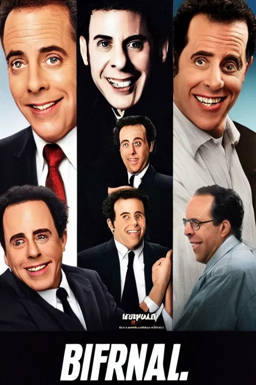 Prompt: Seinfeld movie poster 2022