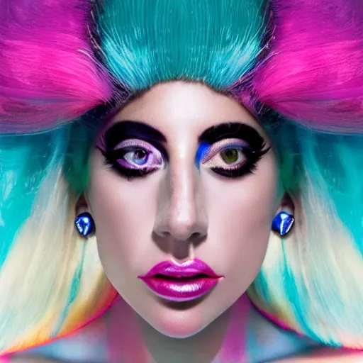 Image similar to lady gaga artpop act 2 album cover shot by nick knight, full body, artpop, jeff koons, number 1 on billboard album charts, canon, highly realistic. high resolution. highly detailed. dramatic. 8 k. 4 k.