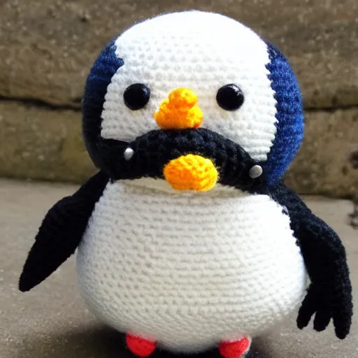 Prompt: cute penguin Amigurumi