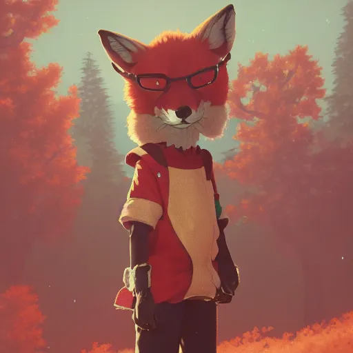 Image similar to character design, anthropomorphic fox wearing oni mask, in the style of killian eng kawase hasui, artstation trending, 8 k, octane render, photorealistic, volumetric lighting caustics, surreal