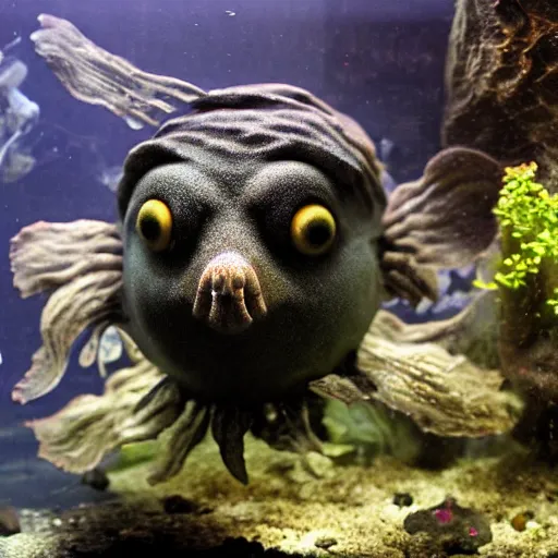 Image similar to aquarium creature dark and murky