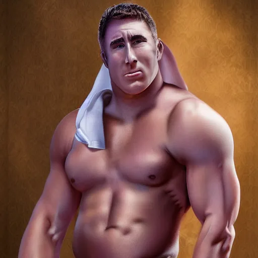 Prompt: billy herrington priest, 4 k, real life photo, photorealistic, high details