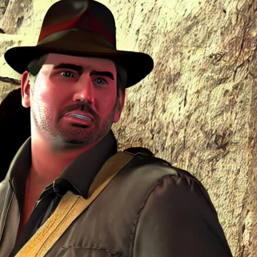 Image similar to Jeff Gerstmann as Indiana Jones