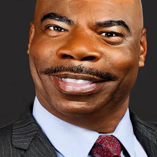 Image similar to photo of a person who looks like a mixture between michael dorn and levar burton