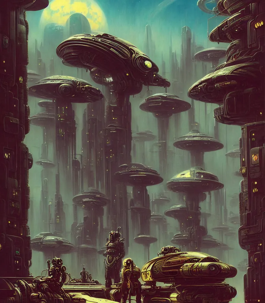 Image similar to exquisite imaginative scifi alien poster art, movie art, cyberpunk, james gurney, james jean, frank frazetta, 8 k, denoised, sharp, crisp, high quality, cinematic wes anderson and hasui kawase and scott listfield sci - fi style hyperrealism