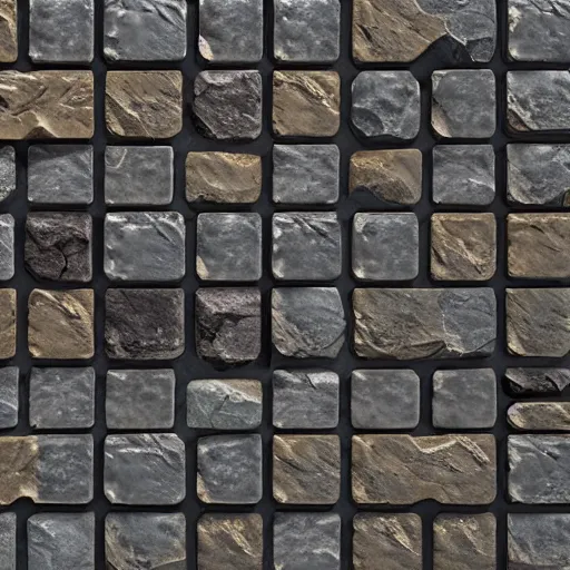 Prompt: stone tile cladding texture, in the style of blizzard entertainment and world of warcraft by michael vicente, unreal engine, 8 k