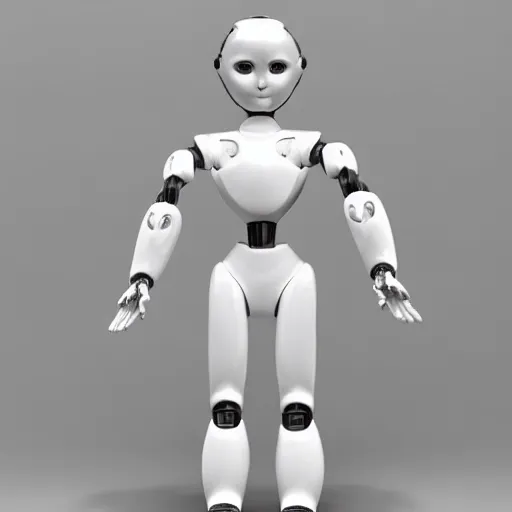 Image similar to 'white ceramic humanoid robot male'