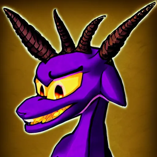 Prompt: spyro the dragon drawn as a normal human, just an ordinary man with human skin and hair, intricate digital artwork, trending on artstation