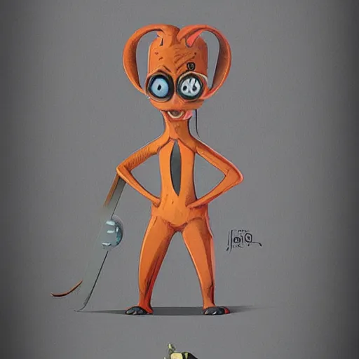 Image similar to character design by john patrick ganas, behance