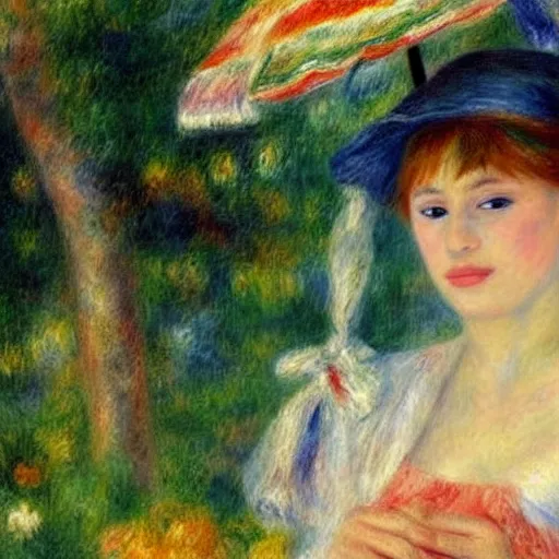 Image similar to a beautiful painting by renoir