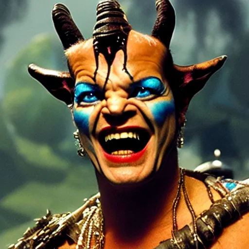 Image similar to jack nicholson as neytiri in avatar