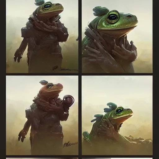 Prompt: 🐸digital Art, Greg rutkowski, Trending artstation, cinematic