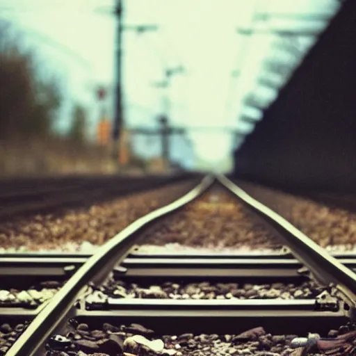 Prompt: while waiting for the train, i heard a noise coming from the tracks. i saw a hand reaching up, clawing at the platform's edge.