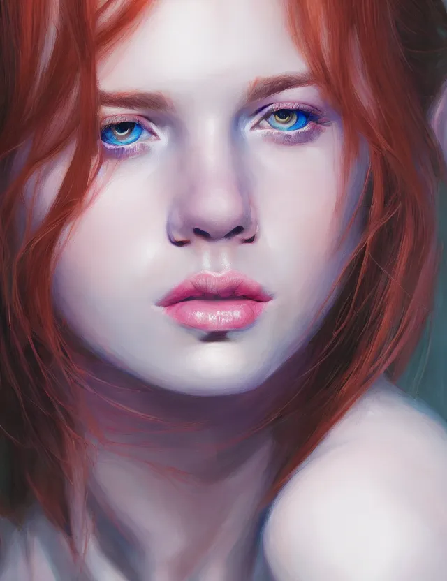 Image similar to portrait, girl, painting by peter morbacher, beautiful colors, trending on artstation, digital art, 4 k resolution, detail, high quality, clear focus, headquarters design, clear, crazy detail, concept art