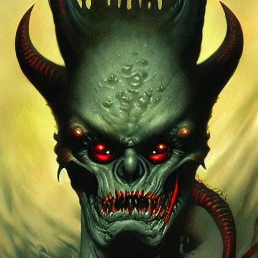 Image similar to demon from hell by les edwards