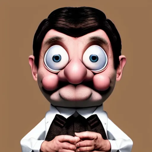 Prompt: Deformed Mr. Bean