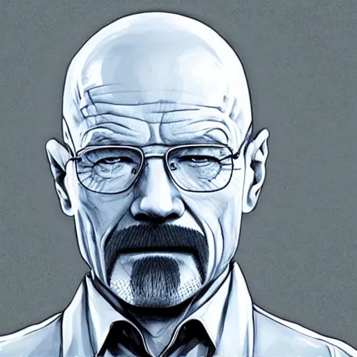 Image similar to Walter White in the video game Mulitverses, concept art