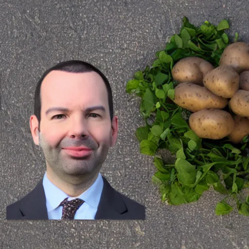 Prompt: potato andrew tate