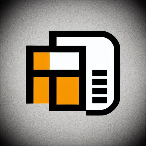 Prompt: square app icon for odoo, two color, vector