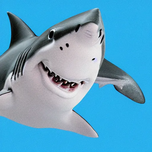 Prompt: shark, claymation