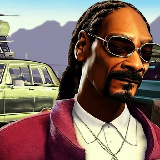 Image similar to snoop dogg in gta 5 cover