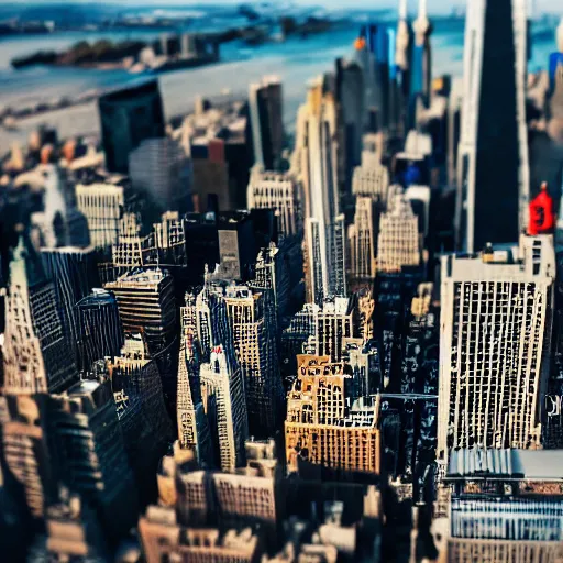 Image similar to lego manhattan, dslr,