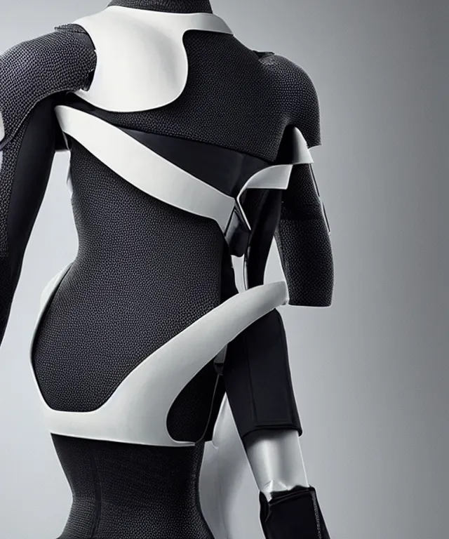 Image similar to skin exoskeleton wearable, product design, futuristic