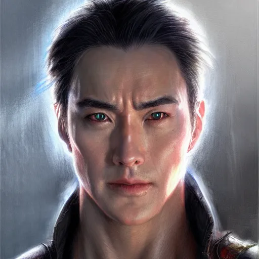 Prompt: jin kazama as a realistic fantasy d & d character, close - up portrait art by donato giancola and greg rutkowski, realistic face, digital art, trending on artstation