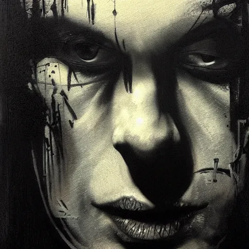 Image similar to stunning portrait of gaunt sid vicious a ( the cure fan ) as dream from sandman, dim stars as eyes, by jeremy mann, by cedric peyravernay, by by russ mills, by richard avedon and ben templesmith, dramatic lightning, sadness, dark eye sockets, in the shadows, punk rock, gothic, high detailed, 8 k